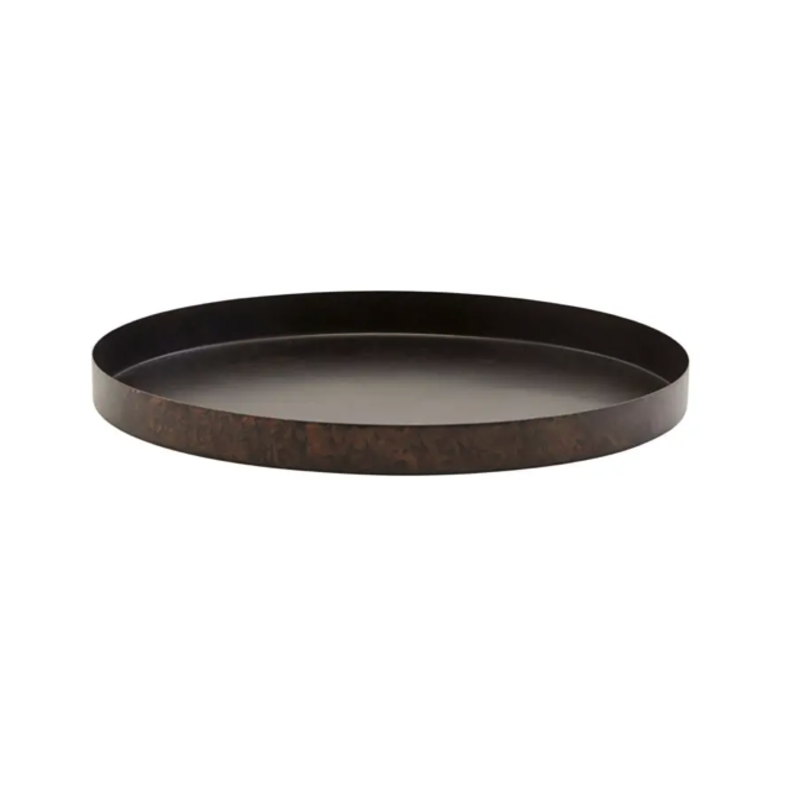 Society of Lifestyle Ella Matte Black Iron Tray - 30cm