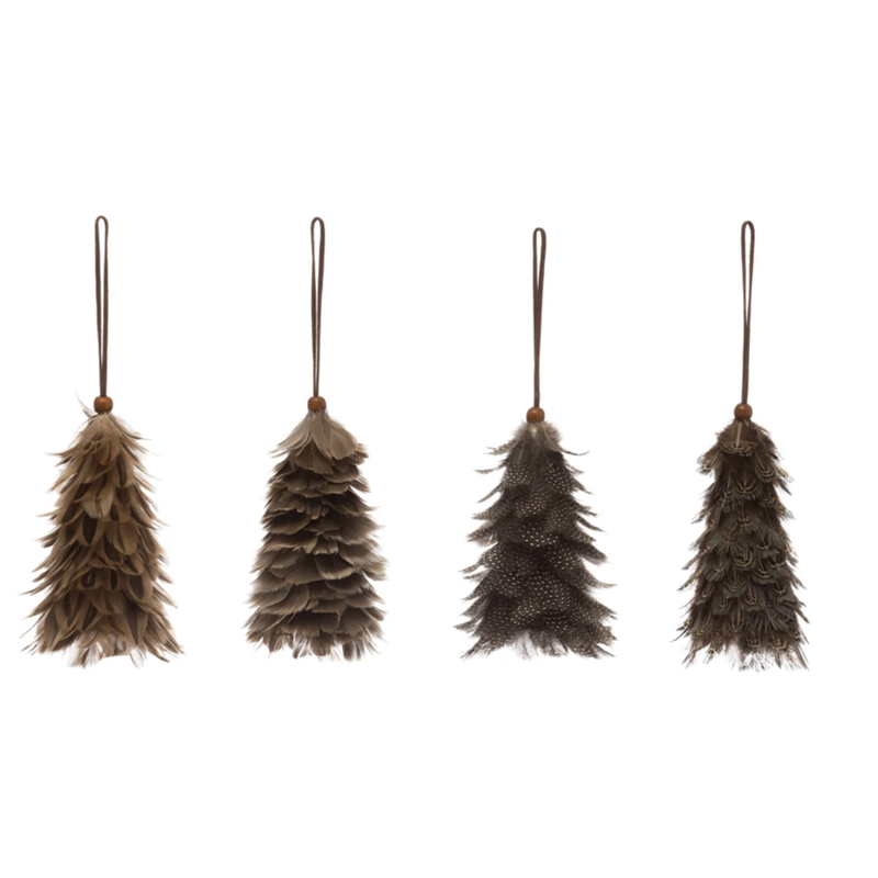 Creative Coop Feather Tree Ornament