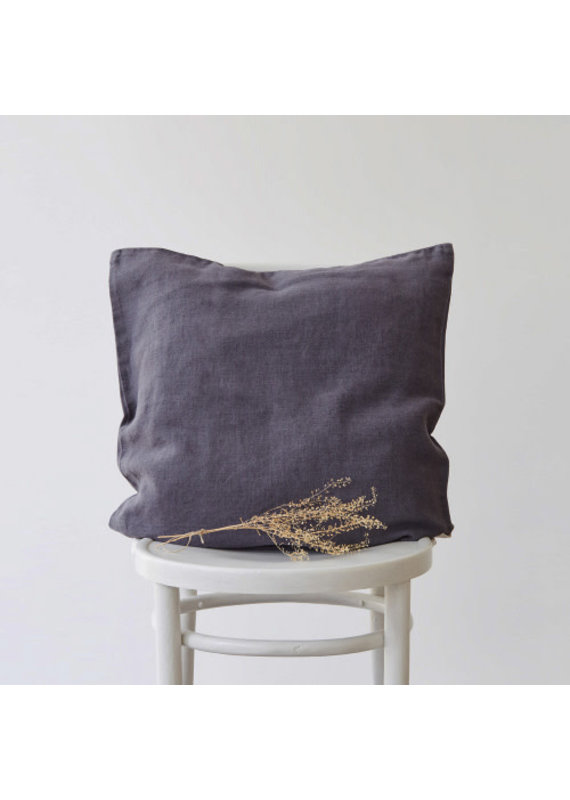 Linen Tales Dark Grey Cushion Cover