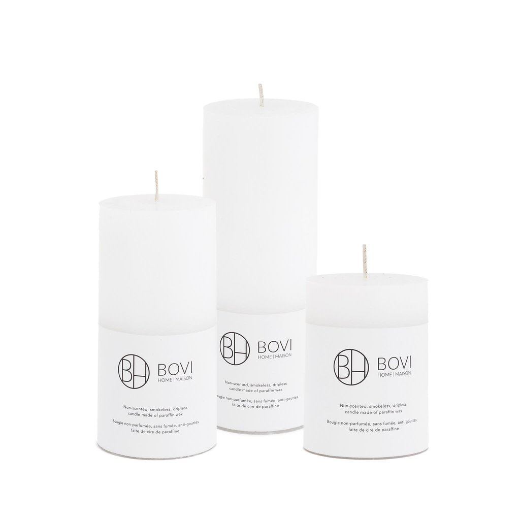 Bovi Candle White 4 x 6