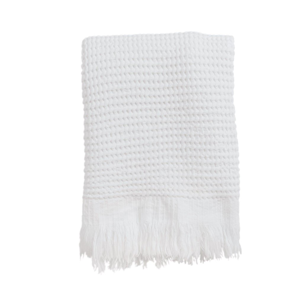 Pokoloko Wave Hand Towel - White