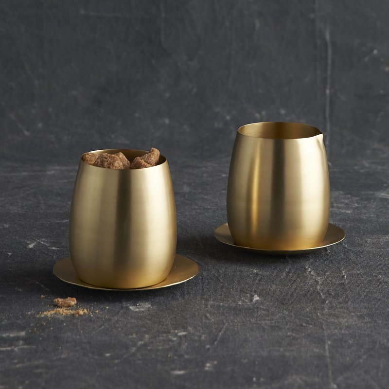 The Collective Gold Sugar and Creamer Set