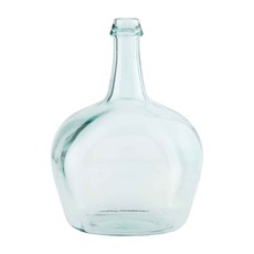 Clear Bottleneck Vase