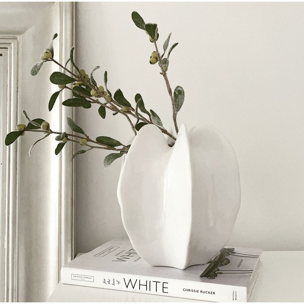 Faire Briar Vase - Gloss White