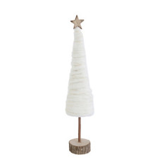 Creative Coop Wool Tree with Star - Large