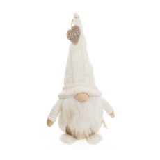 The Pine Centre Gnome w/ Heart Hat - White