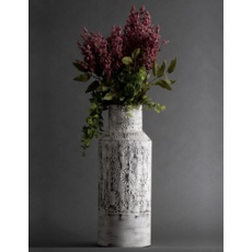 Faire - Foreside Home and Garden Arianna Vase - White Washed - Large