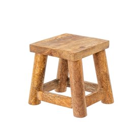 Indaba Heirloom Wooden Stool - Medium