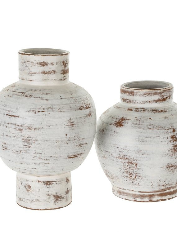 Indaba Mykonos Terracotta Vase - Large