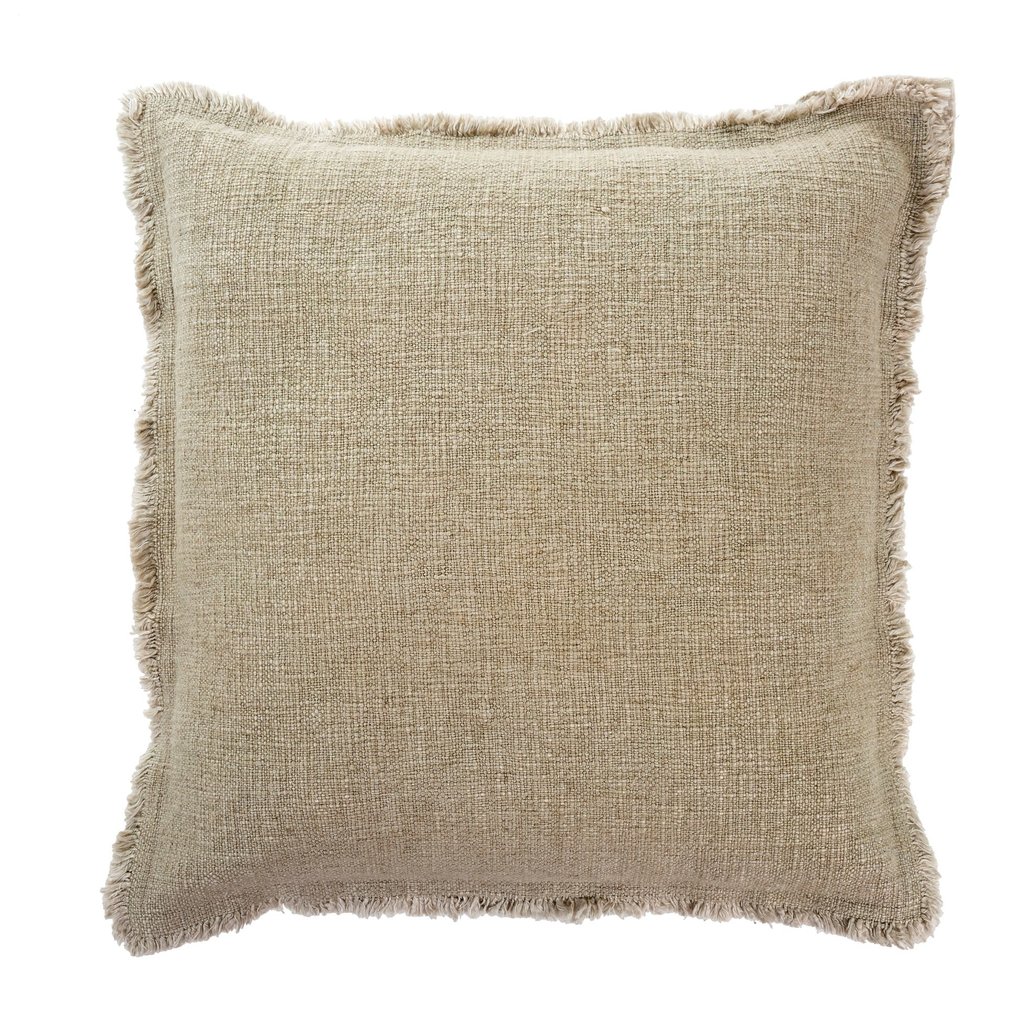 Indaba Selena Linen Pillow - Lichen