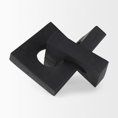 Mercana Linx Resin Sculpture - Matte Black - Small