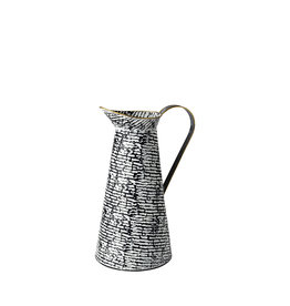 Mercana Colette Black & White Patterned Vase - Small