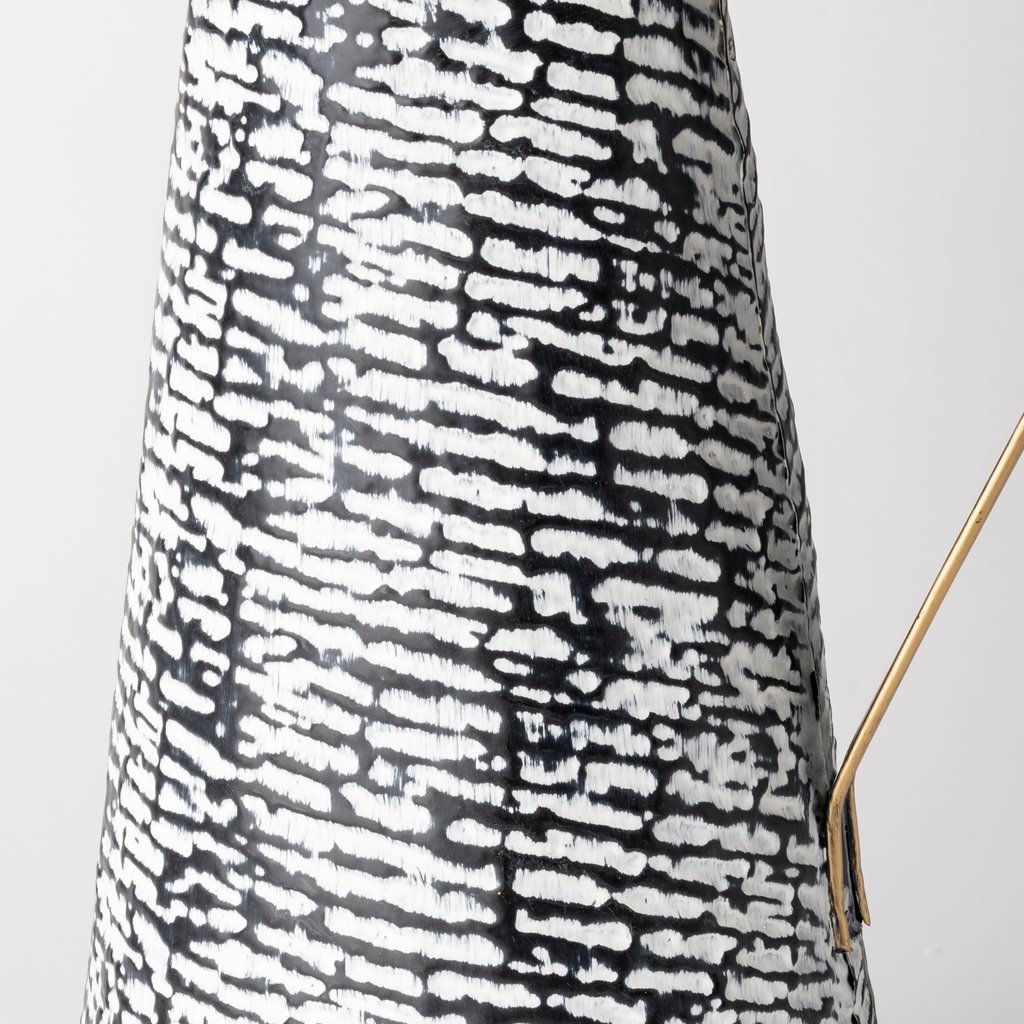 Mercana Colette Black & White Patterned Vase - Small