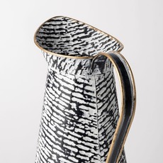 Mercana Colette Black & White Patterned Vase - Small