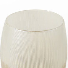 Mercana Agnetha Gold/Cream Ombre Glass Vase - Large