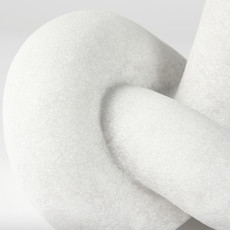 Mercana Otto Resin Knot Sculpture - Granite - Small