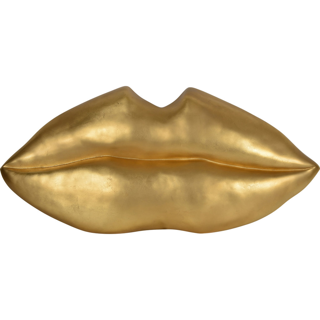 Renwil Kiss Kiss - Gold Lips Wall Decor