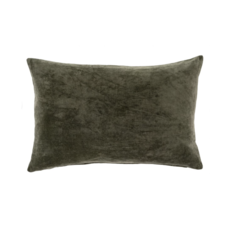 Indaba Vera Velvet Pillow - Cypress