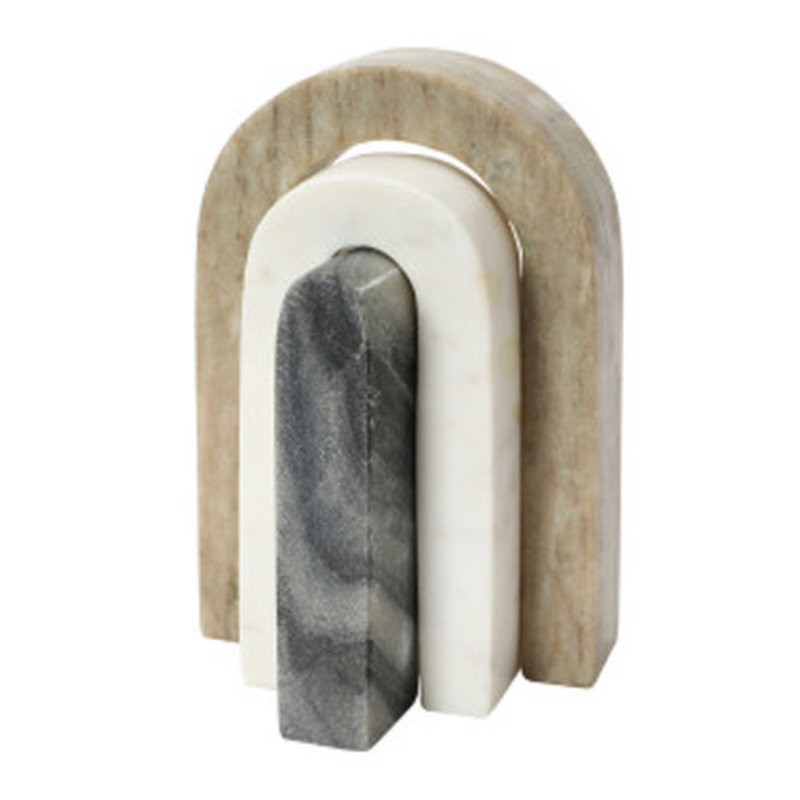 Bloomingville Marble Arch Sculpture (Set of 3)