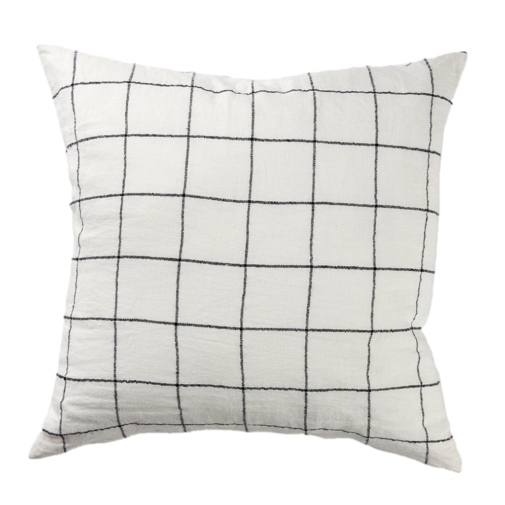 Mercana Suzanne Black/White Pattern Pillow - Square