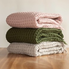 Waffle Blanket Piccola - Juniper