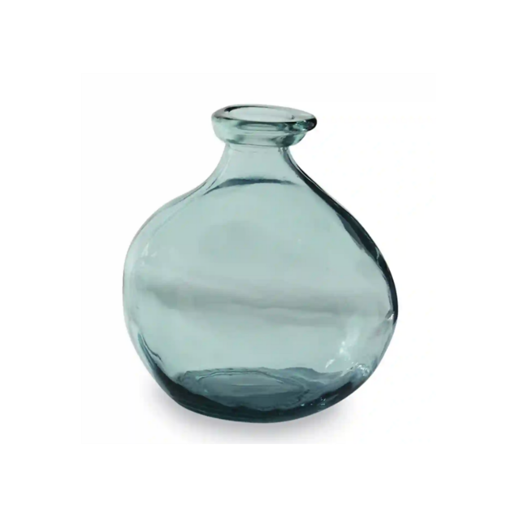 Short Bottle Vase - Light Blue