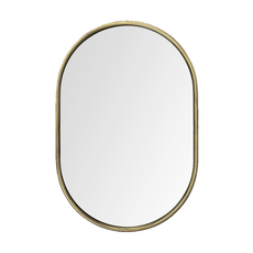 Mercana Sylvia Oval Wall Mirror - Gold