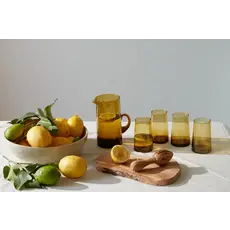 GHARYAN Stoneware & More Olive Wood Lemon Press