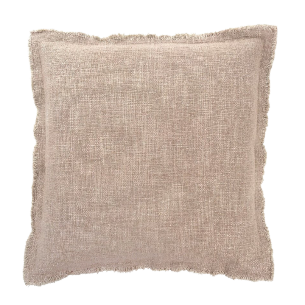 Indaba Selena Linen Pillow - Blush