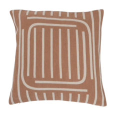 Creative Coop Reversible Pillow w/ Lines
