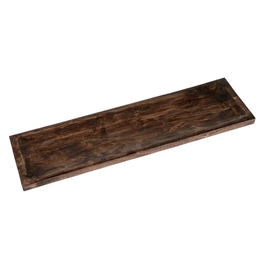 Indaba Burnt Brown Wooden Tray