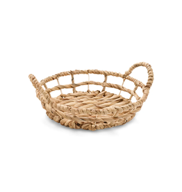 Accents De Ville Round Water Hyacinth Tray