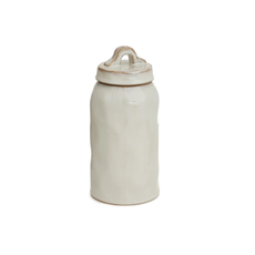 Accents De Ville Cera Off White Canister - Large