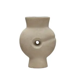 Bloomingville Sand Finish Sculptural Vase