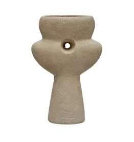 Bloomingville Sand Finish Sculptural Vase