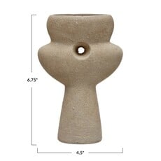 Bloomingville Sand Finish Sculptural Vase - Small