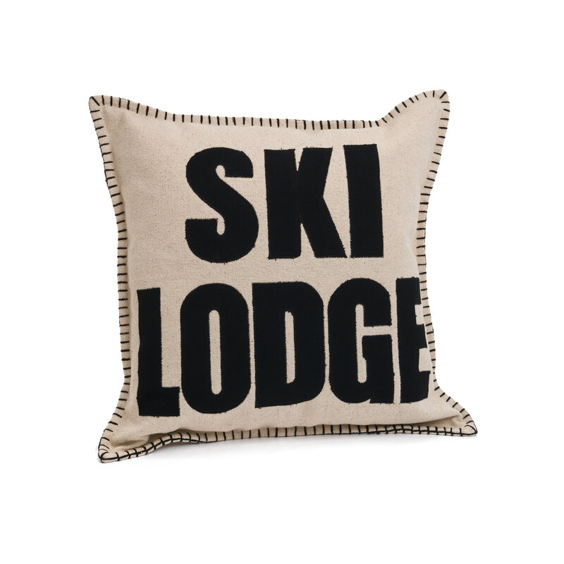 Accents De Ville Ski Lodge Pillow