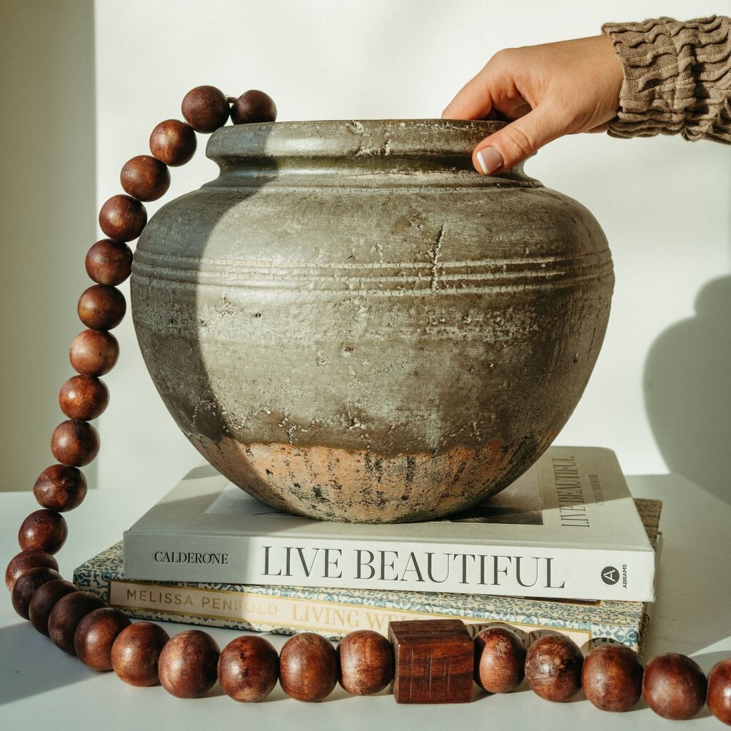 Indaba Relic Stoneware Vase - Large
