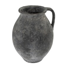 Indaba Rhodes Pitcher Vase - Charcoal