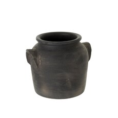 Indaba Milos Burnt Terracotta Urn - Large