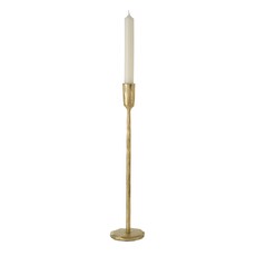 Indaba Luna Forged Candlestick - Large - Gold
