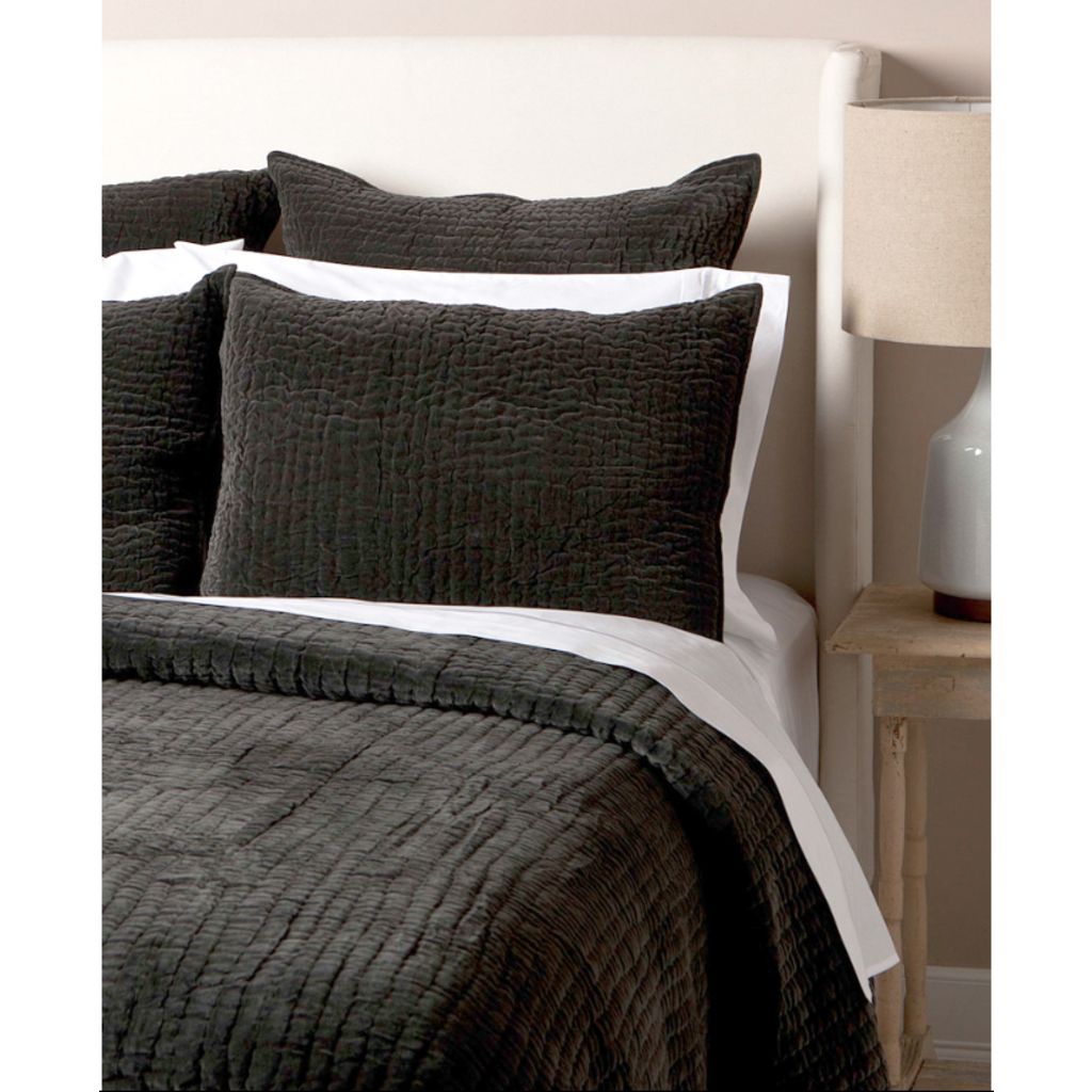 Amity Home Ethan Quilt - Charcoal - Queen