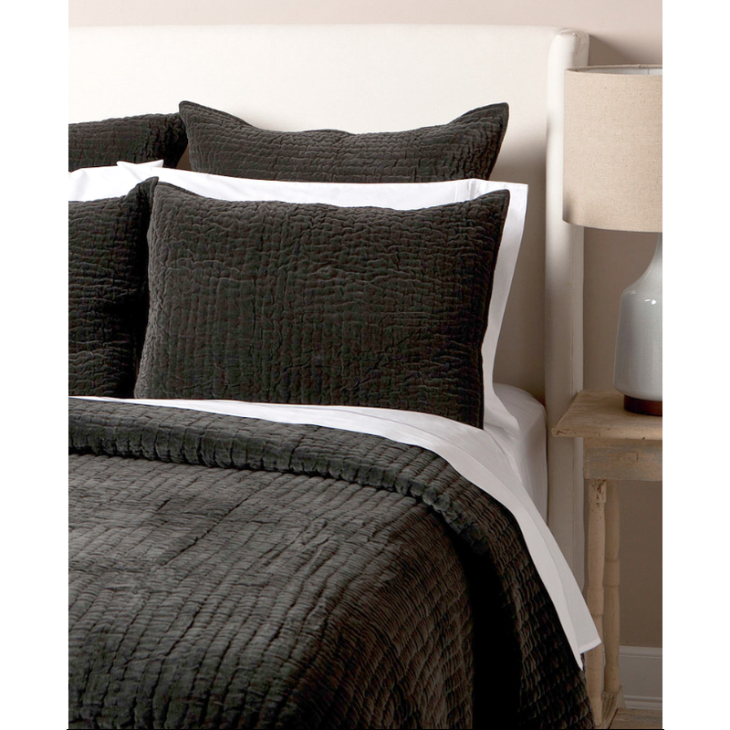 Amity Home Ethan Quilt - Charcoal - Queen