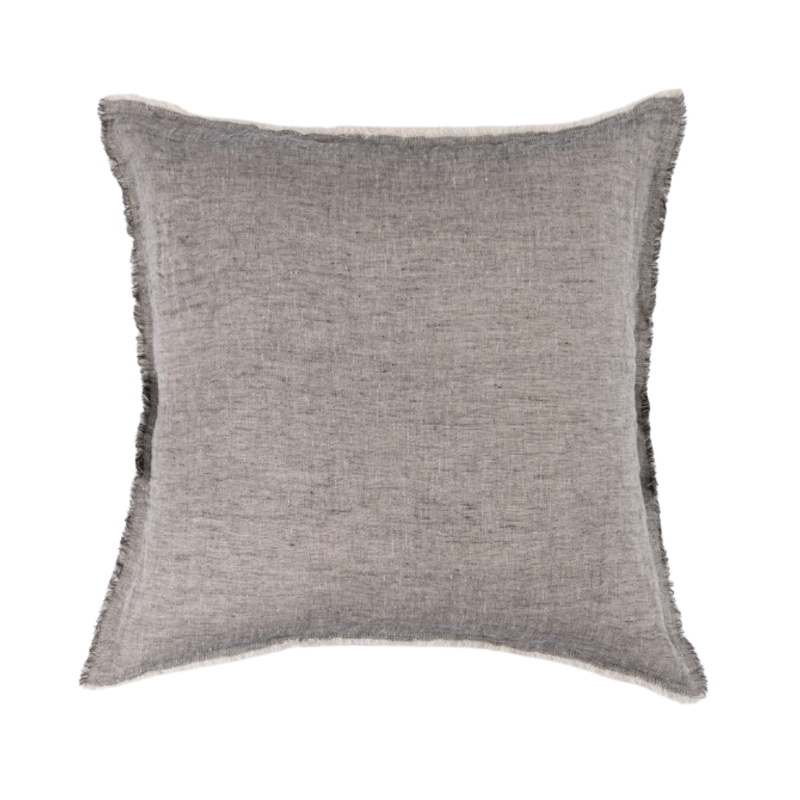 Amity Home Kent Pillow - Asphalt/Natural