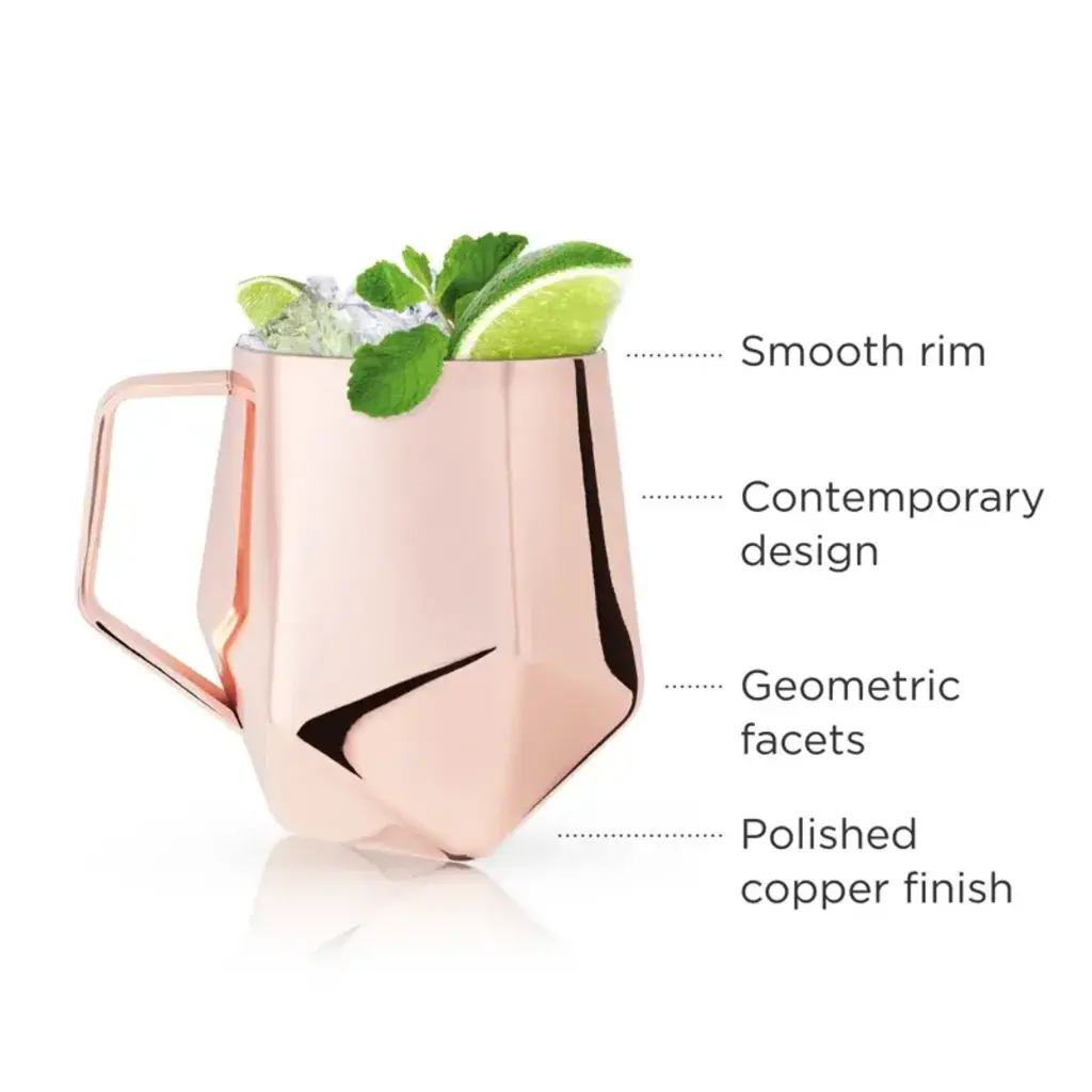 Viski Summit Faceted Moscow Mule