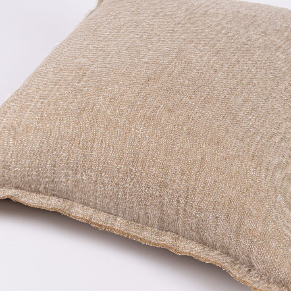 Amity Home Kent Pillow - Ochre/Natural