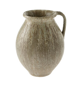 Indaba Rhodes Pitcher Vase - Reactive Brown