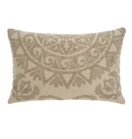 Indaba Suzani Linen Pillow - 16 x 24"