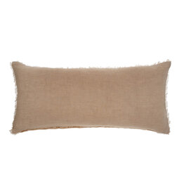 Indaba Lina Linen Pillow - 14x31 - Peony