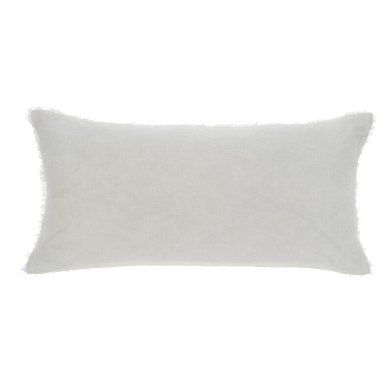 Indaba Lina Linen Pillow - Ivory
